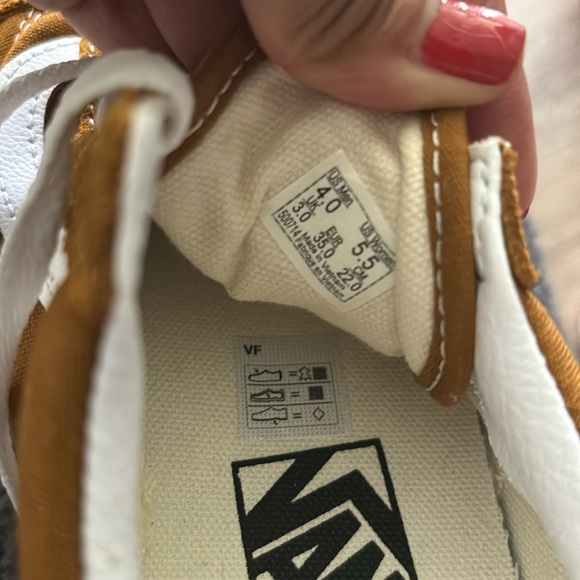 Vans Old Skool Suede Tan Size 4.0 Men / 5.5 Women - Picture 6 of 7